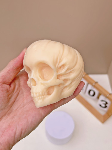 Halloween Skull Cross Silicone Mold