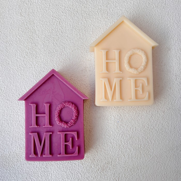 Home Family Happy House Room Can Ce Used For Wedding Gifts Candles Cake Ice Cubes Plaster Aromatherapy Soap Silicone Mold