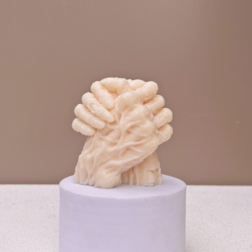 Halloween Horror Zombie Hand Silicone Candle Mold DIY Cross Candle Resin Cement Gypsum Silicone Mold