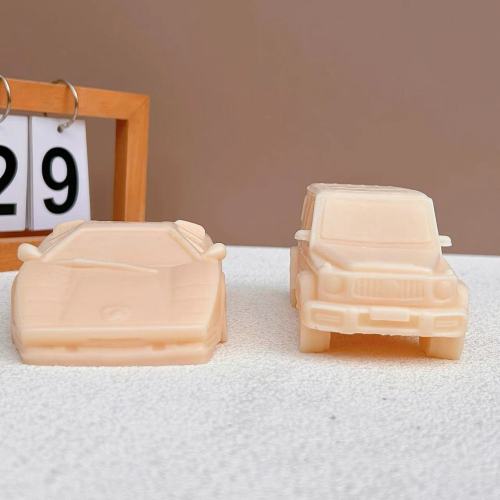 SUV G500 sports car resin candle gypsum silicone mold, can be used for home art decoration