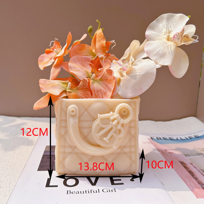 New mold Fashion Women's Handbag Candle Mold Luxury Girl Wallet Silicone Mold Lady Purse Bag Scented Candles Wax Mold Handmade Crafts Tools