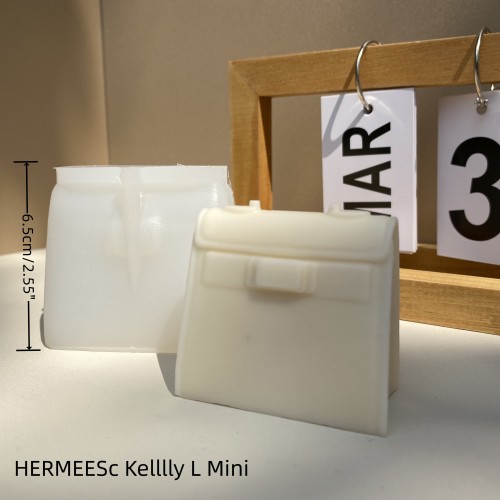 Copy Woman Handbag Candle Mold Famous Soap Home Decor Silicona Mould Making Supplies Wax Mini Bag