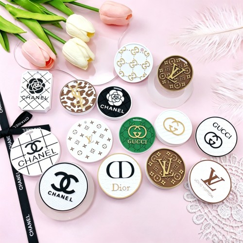 Luxury Logo Round Silicone Mold, DIY Car Vent Aroma Plaster Resin Casting Mold
