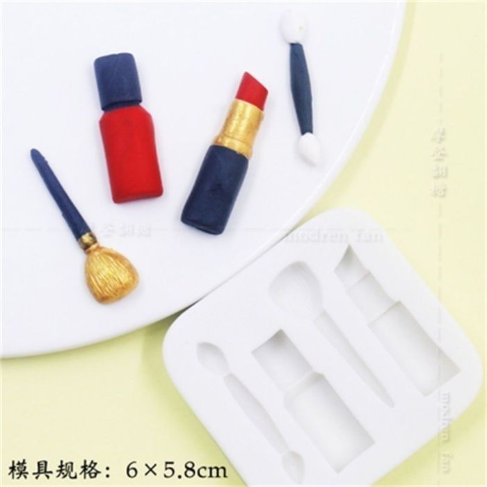 Mini Luxury Handbag Silicone Mold Fondant Chocolate Cake Decor Resin Keychain Plaster Casting Mold