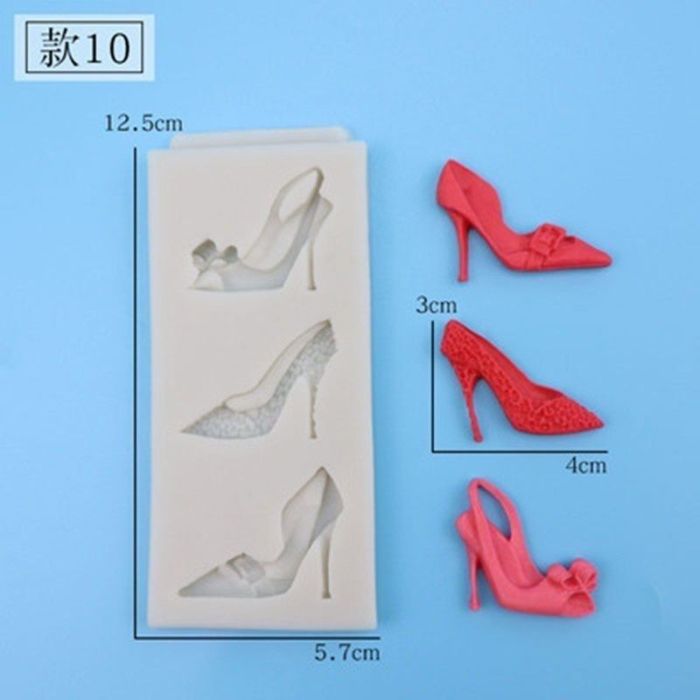 Mini Luxury Handbag Silicone Mold Fondant Chocolate Cake Decor Resin Keychain Plaster Casting Mold
