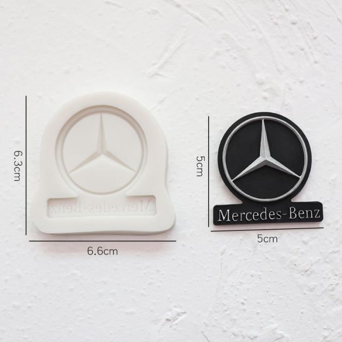 Car logo silicone mold, fondant cake mold, chocolate decorating mold, diy baking tools, car emblem mold, reusable silicone mould, food grade baking mold