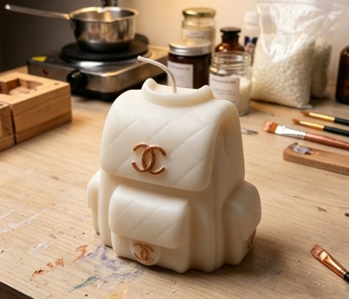 Designer Brand Backpack Shaped Silicone Mold Reusable Casting Mould For Handmade Soap Scented Candle Epoxy Resin Ice Cube DIY Craft Supplies Unique Gift For Craft Lovers & Women