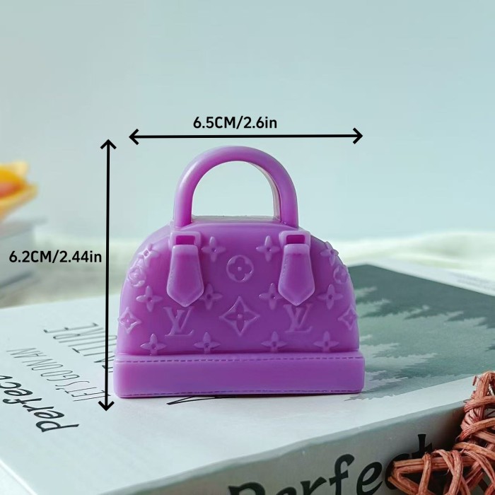 Brand women's handbag candle mold, making aromatherapy candles, ice cubes, soap, resin casting molds, home decoration holiday gifts