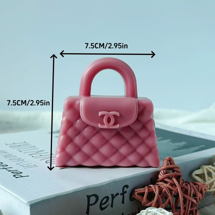 Brand women's handbag candle mold, making aromatherapy candles, ice cubes, soap, resin casting molds, home decoration holiday gifts