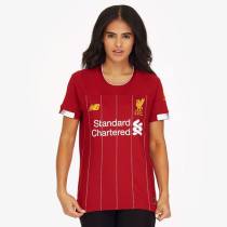 New Balance Womens Liverpool FC 19/20 Home SS Jersey - Red
