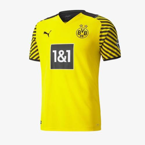 Puma Borussia Dortmund 21/22 Home Jersey - Cyber Yellow/Puma Black