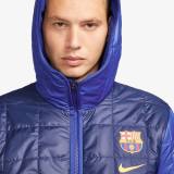 Nike FC Barcelona 21/22 NSW Synthetic-Fill Fleece Jacket - Obsidian/Deep Royal Blue/Varsity Maize