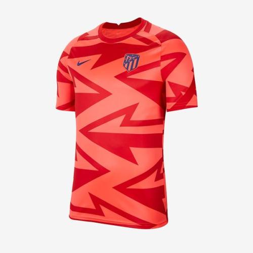 Nike Atletico Madrid 21/22 Pre Match SS Top - Laser Crimson/Sport Red/Loyal Blue