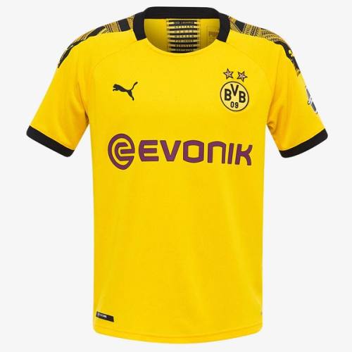 Puma Kids Borussia Dortmund 19/20 Home Jersey SS - Cyber Yellow/Puma Black