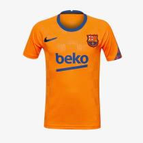 Nike FC Barcelona 21/22 Kids SS Pre Match Top - Vivid Orange/Vivid Orange/Black