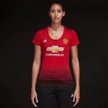 adidas Manchester United 2018/19 Home Womens Jersey - Real Red/Black