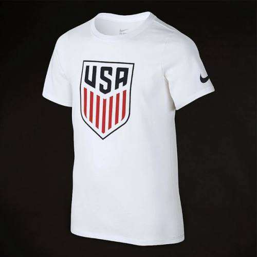 Nike Kids USA Evergreen Crest Tee - White