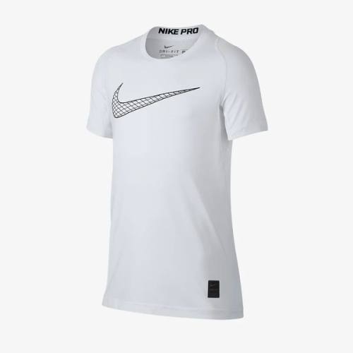 Nike Kids Short Sleeve Top - White/Black