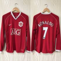 Manchester United 2006/2007 Ronaldo Home Retro L/S boutique Jersey
