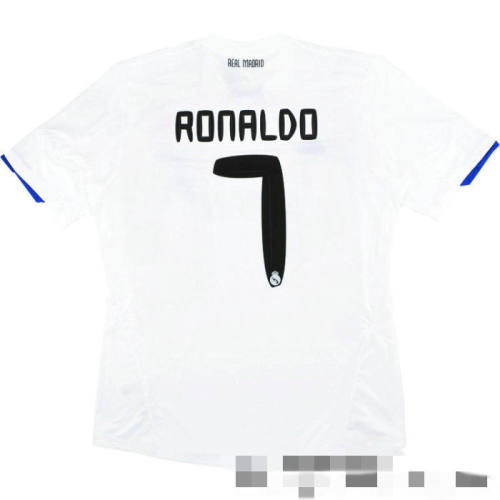 Real Madrid 2010-11 Ronaldo Home Retro Jersey 