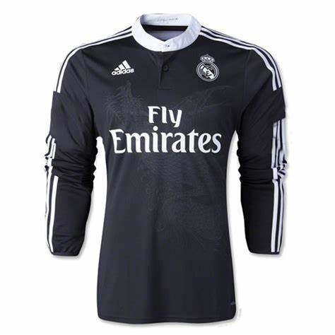 Real Madrid 2014-2015 Third Retro L/S Jersey