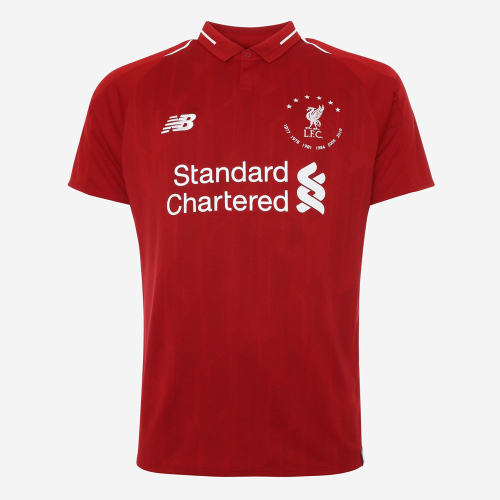 Liverpool 2018/19 Home 6 Times Champion Jersey