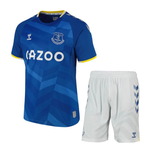 Everton 21/22 Home Jersey and Short Kit