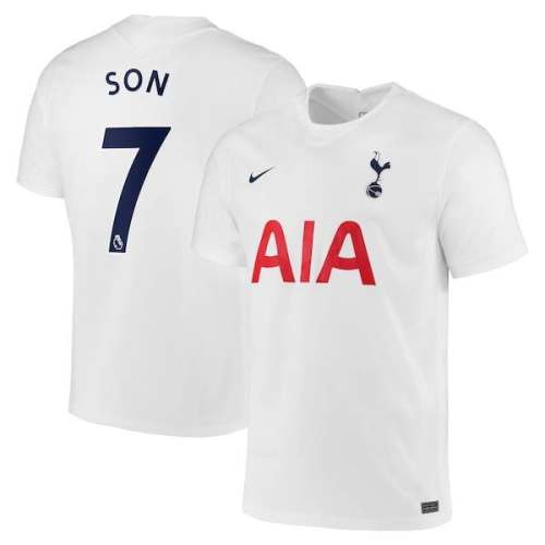Son Heung-min Tottenham Hotspur Nike 2021/22 Home Breathe Stadium Replica Player Jersey - White