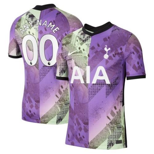 Tottenham Hotspur Nike 2021/22 Third Breathe Stadium Replica Custom Jersey - Purple