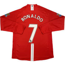 Manchester United 2007/2009 Ronaldo Home LS Retro Jerseys