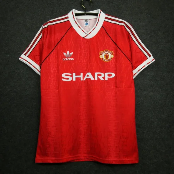 Manchester United 1990-1992 Home Retro Jersey