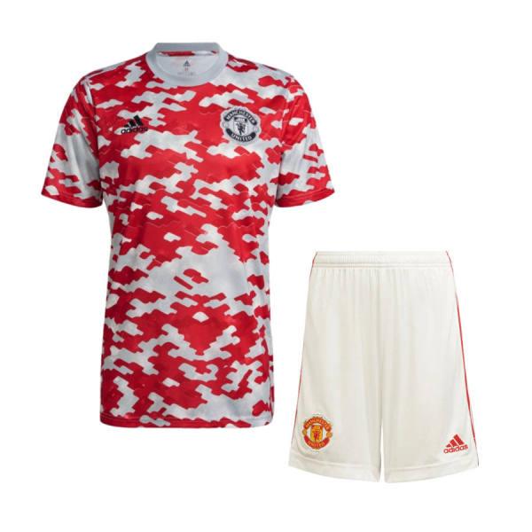 Manchester United 21/22 Pre Match Jersey and Short Kit