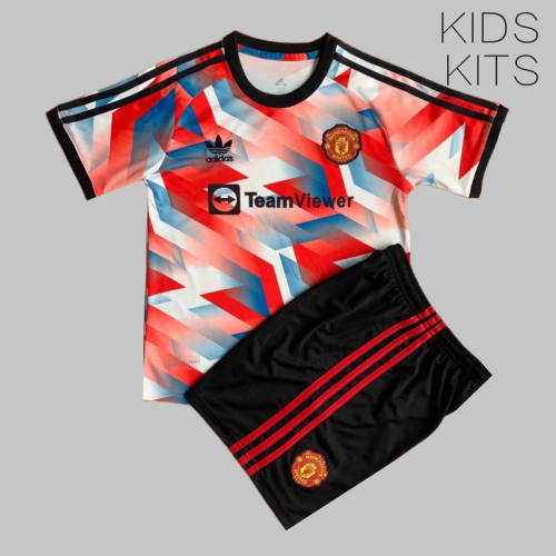 Kids Man Utd 22/23 Concept Jersey and Short Kit