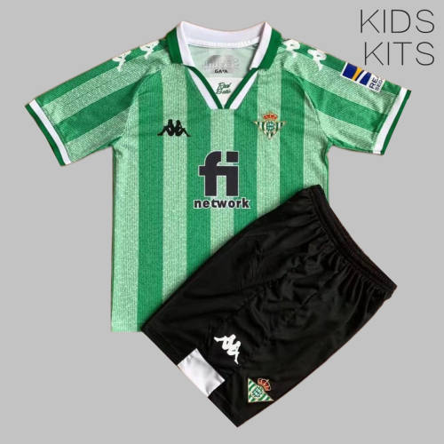 Kids Real Betis 21/22 Cup Jersey and Short Kit