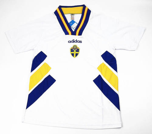 Sweden 1994-96 Away Retro Soccer Jersey