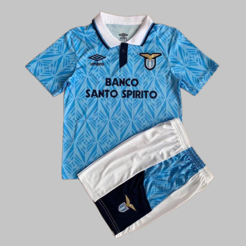 Lazio 1991/1992 Home Retro Jersey and Short Kit
