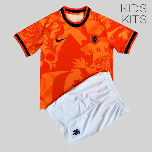 Kids Netherlands 2022 Concept Jersey and Short Kit