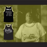 Notorious B.I.G. Biggie Smalls 72 Bad Boy Black Basketball Jersey