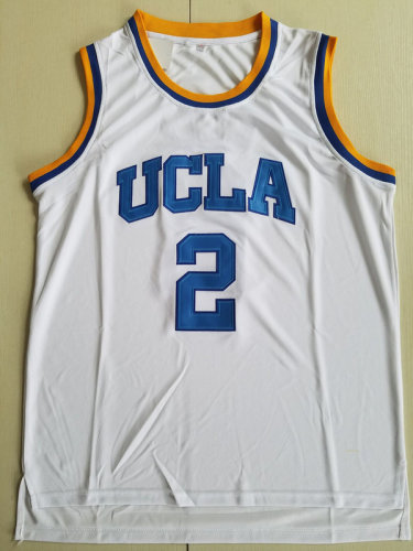 Lonzo Ball 2 UCLA College White Basketball Jersey
