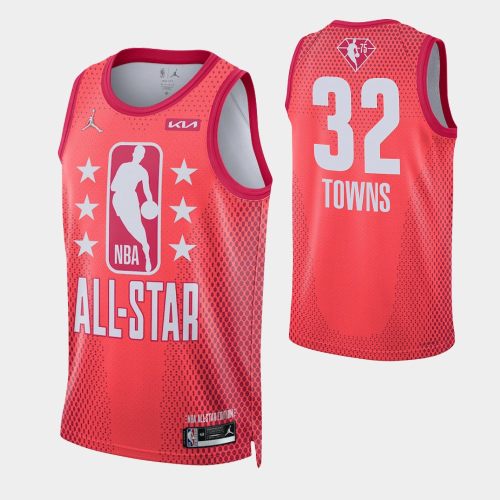 Adult 2022 All-Star Karl-Anthony Towns Maroon Jersey