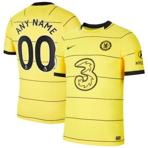 Chelsea Nike 2021/22 Away Vapor Match Custom Jersey - Yellow