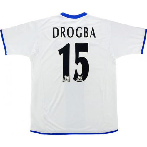 Chelsea 2003-2005 Away Retro Jersey #15 Drogba