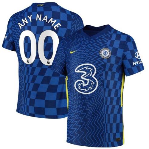 Chelsea Nike 2021/22 Home Vapor Match Authentic Custom Jersey - Blue