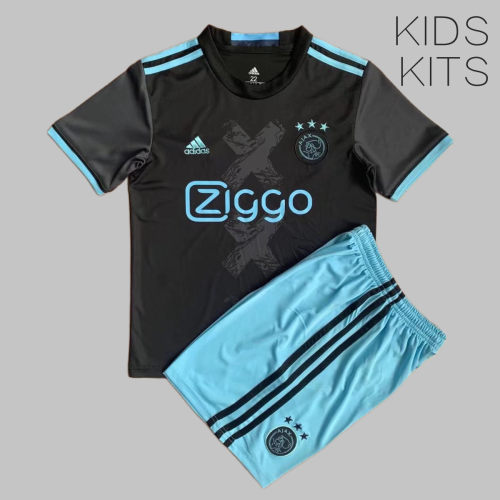 Kids Ajax 2016/2017 Away Jersey and Short Kit