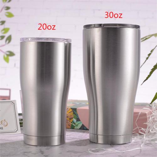 RTS USA warehouse 20oz Stainless Steel Double Wall Modern Curve Tumblers