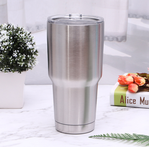 USA Warehouse 30oz Stainless Steel Regular Tumbler with Sealed Lid Double Wall Stainless Steel Car Mugs