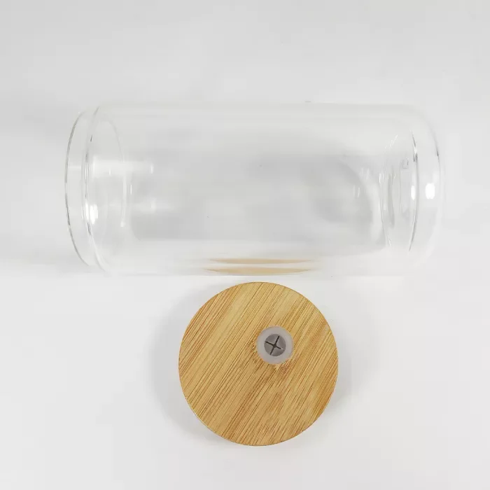 RTS US Warehouse 16oz snow globe sublimation glass Cup