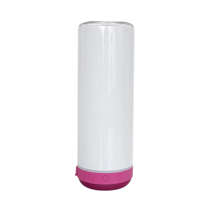 RTS USA Warehouse 20oz Sublimation Straight Speaker tumbler,mixed 6 colors speaker