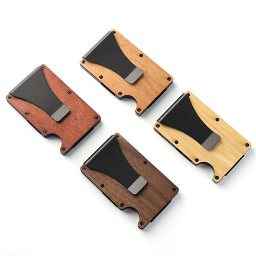 Chinese Warehouse Carbon fiber card pack Aluminum anti-theft wallet