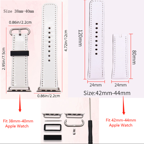 Chinese Warehouse sublimation PU leather Apple Watch